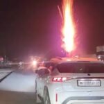 Hyderabad Viral Video, Moving Car Fireworks, PV Narasimha Rao Expressway, Hyderabad Traffic Police, Car Firecracker Video, Telangana News, Road Safety News, Viral Video Hindi